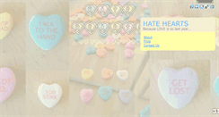 Desktop Screenshot of hatehearts.com